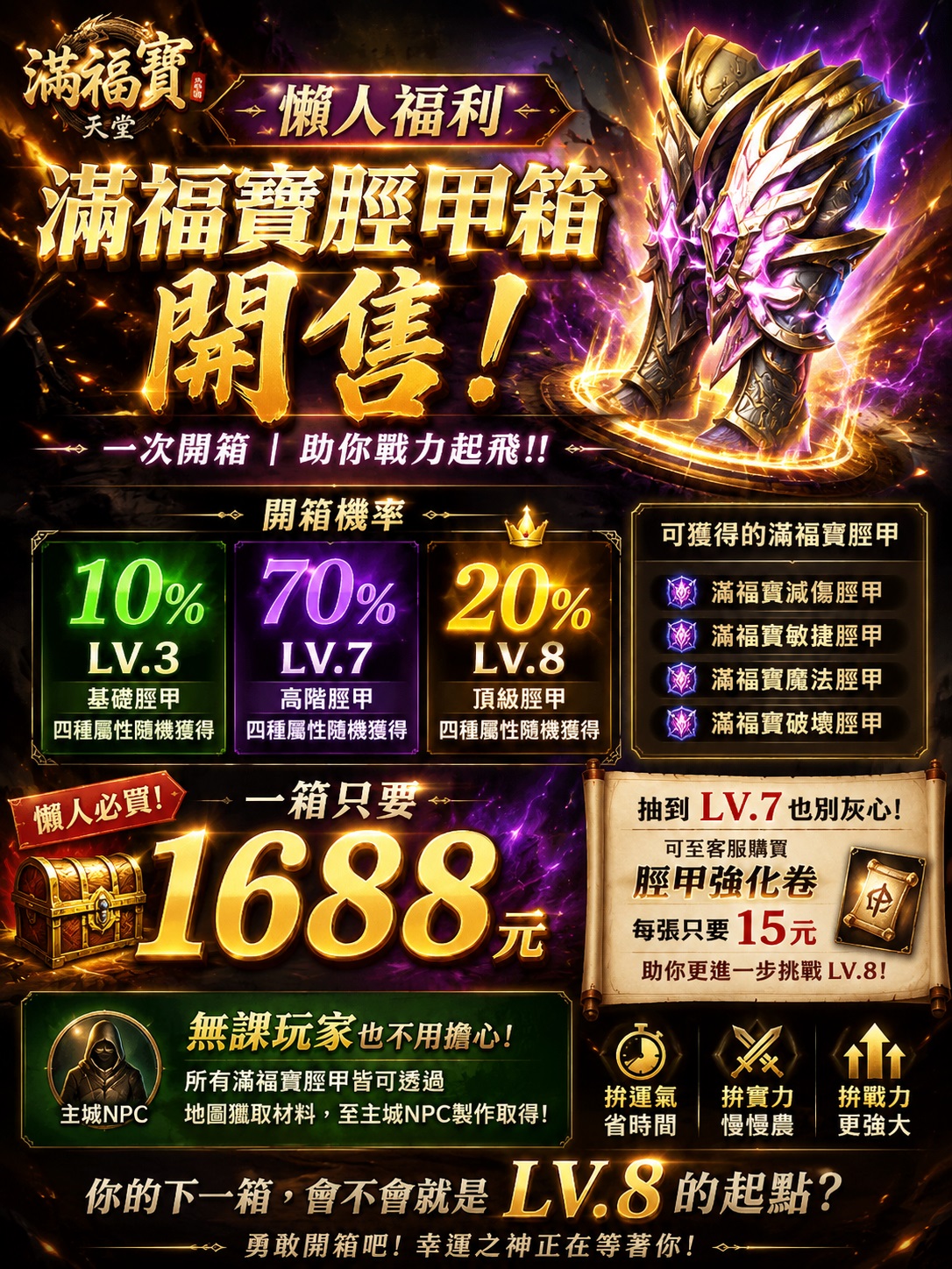 滿福寶脛甲箱